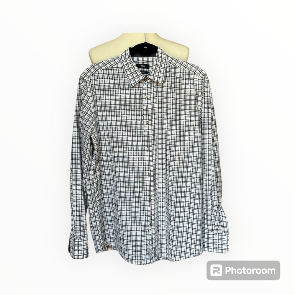 Boss Hugo Boss Men's Long Sleeve Shirt Large